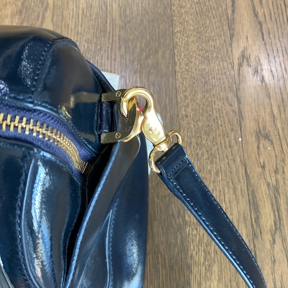 Tory Burch matching navy bag and wallet - Picture 7 of 15